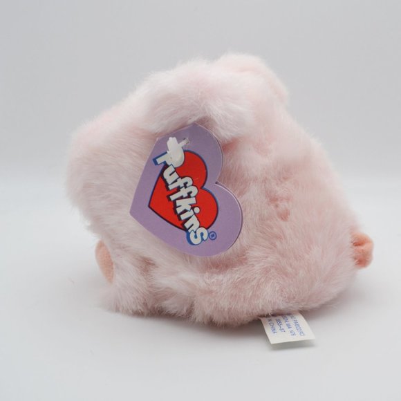 Percy the Pig Puffkins by Swibco Style 6617 Bean Bag Plush - Picture 4 of 8